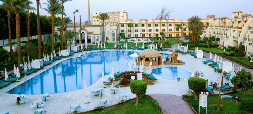 Cataract Pyramids Resort Kafret el-Gabal Exterior foto
